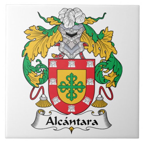 Alcantara Family Crest Ceramic Tile