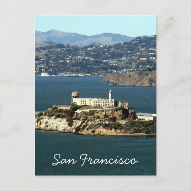 alcatraz bay san fran postcard (Front)