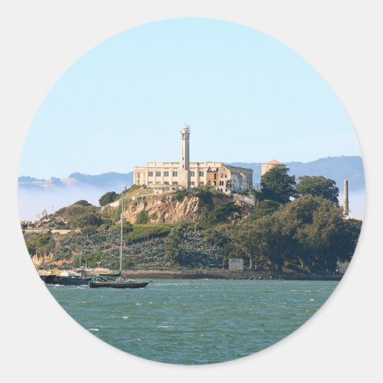 Alcatraz Classic Round Sticker
