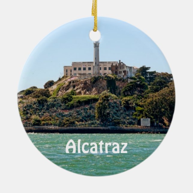 Alcatraz Holiday Ornament (Back)