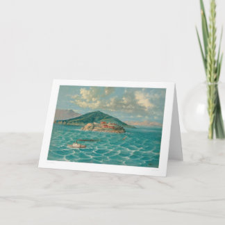 Alcatraz in San Francisco Bay (1856A) Card