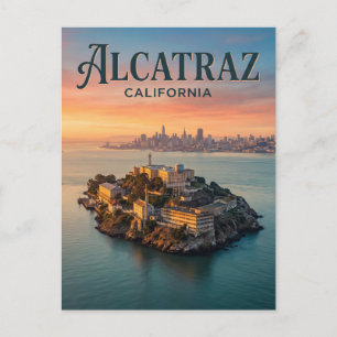 Alcatraz Island California Postcard