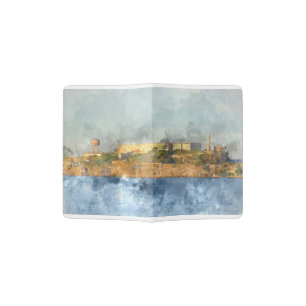 Alcatraz Island in San Francisco California Passport Holder