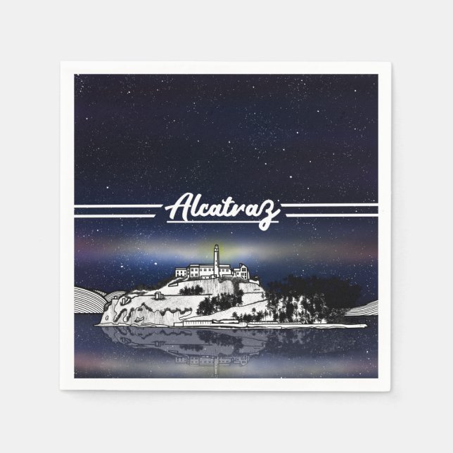 Alcatraz Island Napkins (Front)