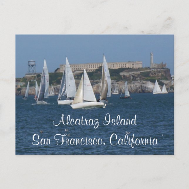 Alcatraz Island – San Francisco #4-2 Postcard (Front)