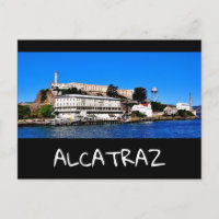 ALCATRAZ ISLAND SAN FRANCISCO CALIFORNIA POSTCARD