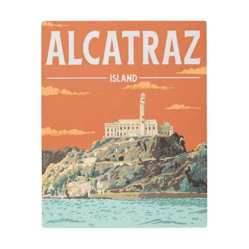 Alcatraz Island  San Francisco Metal Print