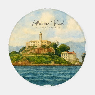 Alcatraz Island – San Francisco Travel Landmark Coaster Set
