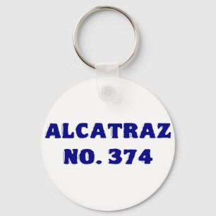 Alcatraz No. 374 Keychain