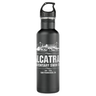Alcatraz Penitentiary Swim Teamhirt Jail Prisoner  Stainless Steel Water Bottle