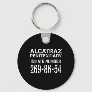 Alcatraz Prison Funny Prisoner Costume Halloween Keychain