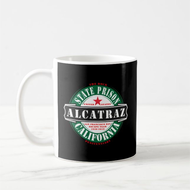 Alcatraz San Francisco Usa United States Prison Coffee Mug (Left)