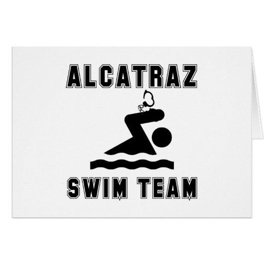 Alcatraz Swim Team Cards (Front Horizontal)