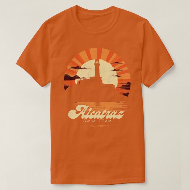 Alcatraz Swim Team T-Shirt (Design Front)
