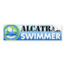 Alcatraz Swimmer bumper sticker