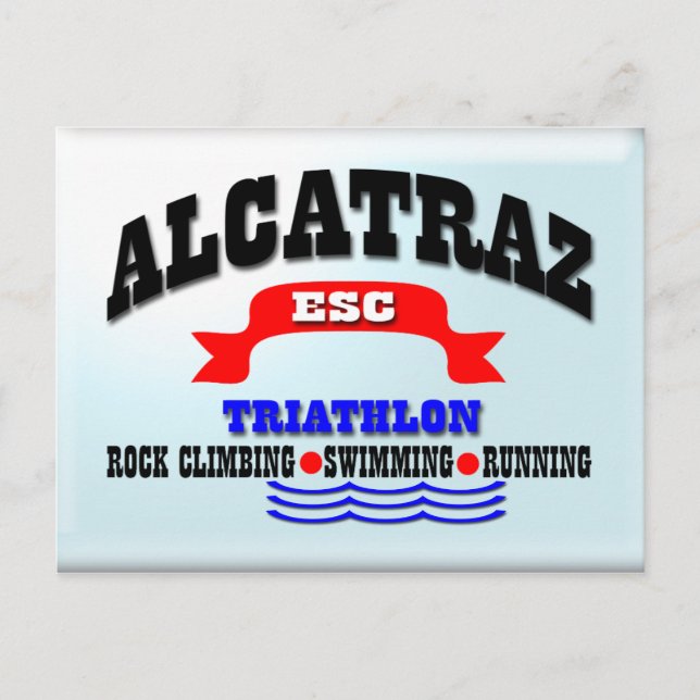 Alcatraz Triathlon Postcard (Front)