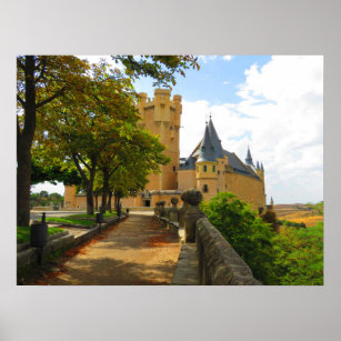 Alcazar (Castle) of Segovia, Spain - Poster