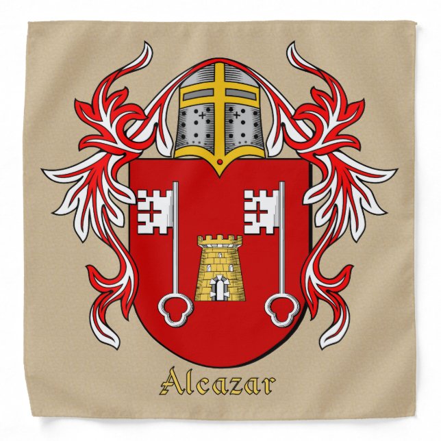 Alcazar Historical Coat of Arms Bandana (Front)