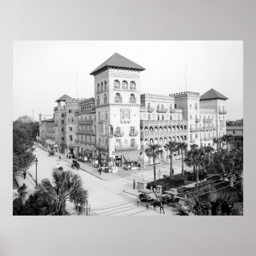 Alcazar Hotel St Augustine Florida 1903 Poster