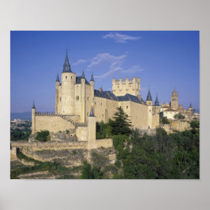 Alcazar, Segovia, Castile Leon, Spain Poster