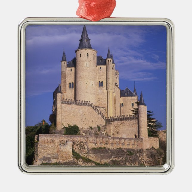 Alcazar, Segovia, Castile Leon, Spain, Unesco Metal Ornament (Front)