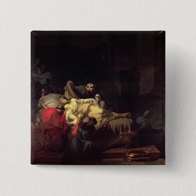 Alcestis sacrifices herself to save her husband Ad Button (Front)