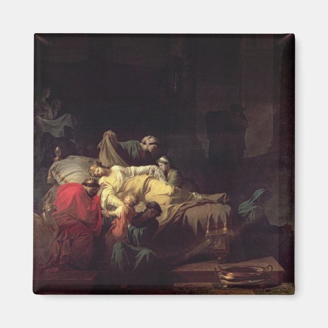 Alcestis sacrifices herself to save her husband Ad Magnet (Front)