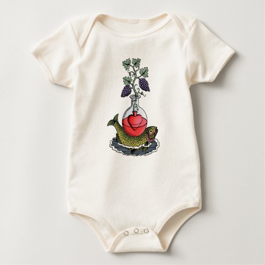 Alchemical Ace of Vessels Baby Bodysuit