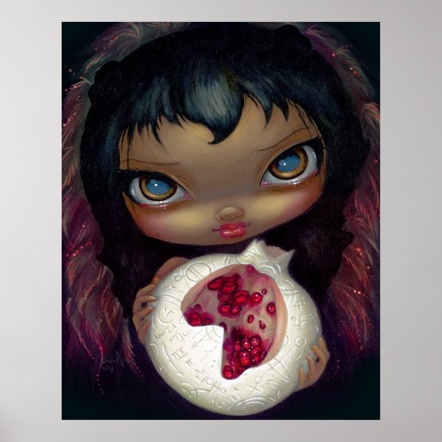 Alchemical Angel 3 ART PRINT pomegranate fairy (Front)