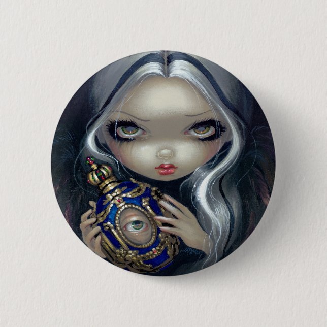 "Alchemical Angel IV" Button (Front)