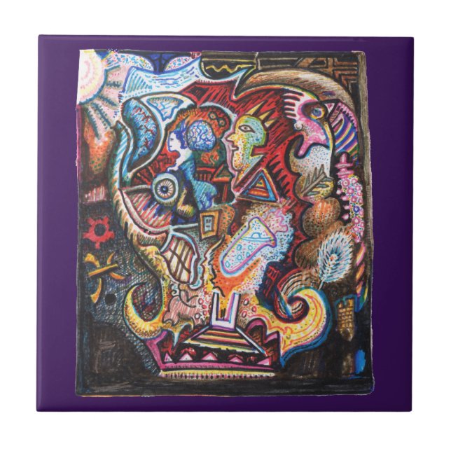 Alchemical_Pursuit Ceramic Tile (Front)