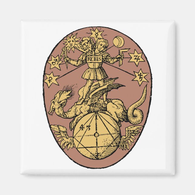 Alchemical Rebis Magnet (Front)