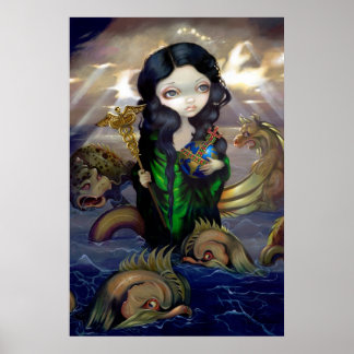 Alchemical Seas ART PRINT gothic alchemy lowbrow