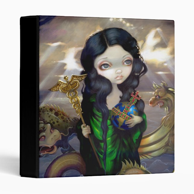 Alchemical Seas BINDER gothic alchemy icon lowbrow (Front/Spine)