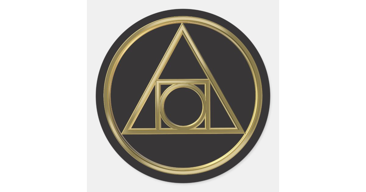 Alchemical Symbol Classic Round Sticker Zazzle Alchemical Symbol Classic Round Sticker Zazzle