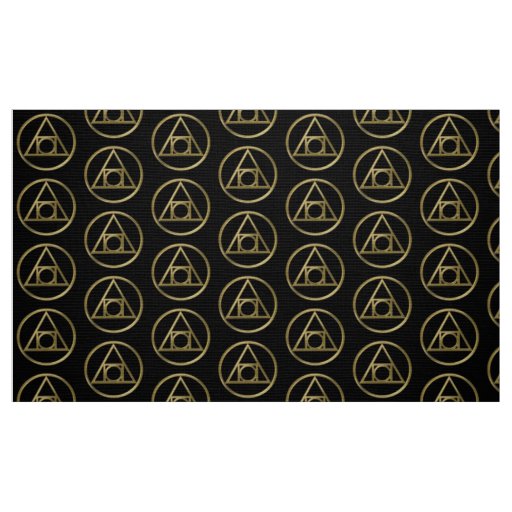 Alchemical symbol fabric