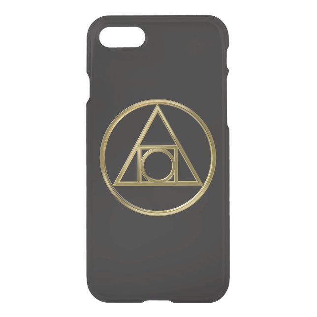Alchemical symbol uncommon iPhone case (Back)