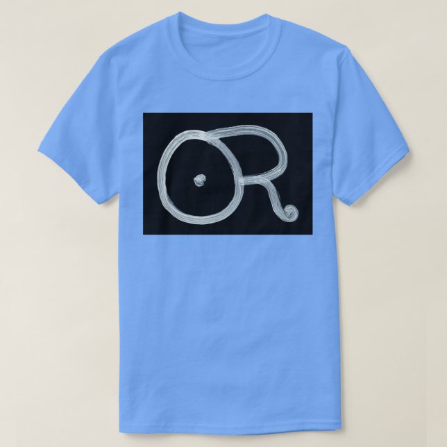 Alchemical Symbols Gold Three Inverted T-Shirt (Design Front)