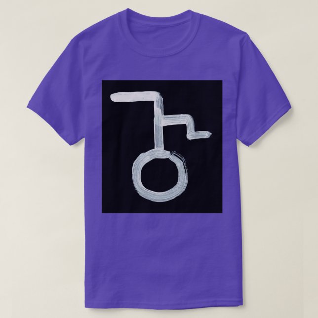 Alchemical Symbols Lead Seven Inverted T-Shirt (Design Front)