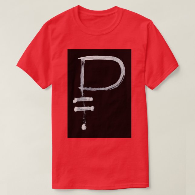 Alchemical Symbols Powder Inverted T-Shirt (Design Front)