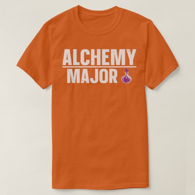 Alchemist Alchemy Major Chemistry T-Shirt (Design Front)