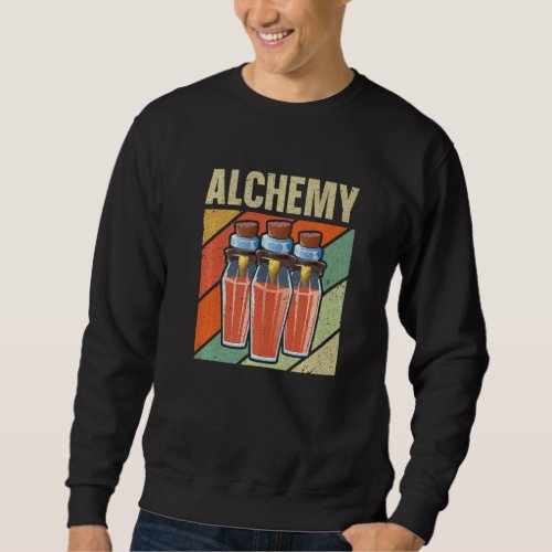 Alchemist Alchemy Potion Chemist Chemistry Magic L Sweatshirt