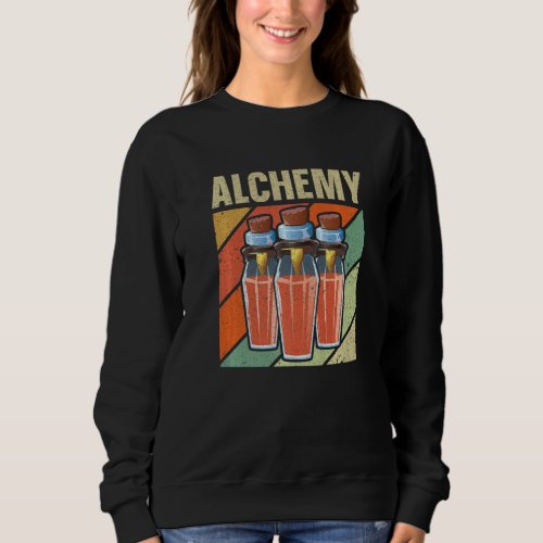Alchemist Alchemy Potion Chemist Chemistry Magic L Sweatshirt
