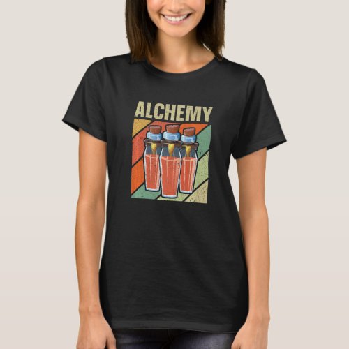 Alchemist Alchemy Potion Chemist Chemistry Magic L T_Shirt