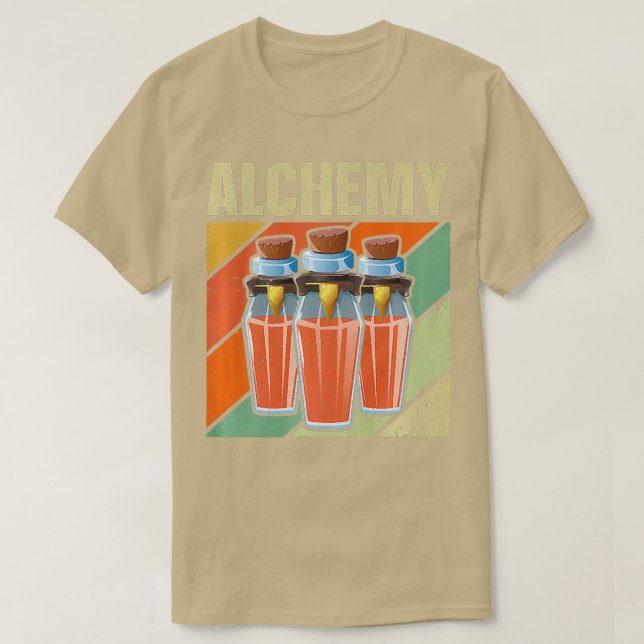 Alchemist Alchemy Potion Chemist T-Shirt (Design Front)
