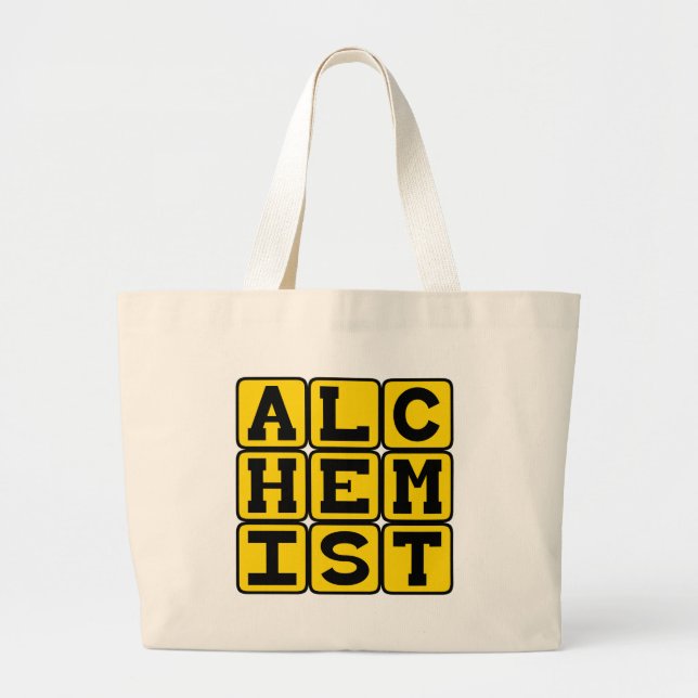 Alchemist, Changing Physical Properties Large Tote Bag (Front)
