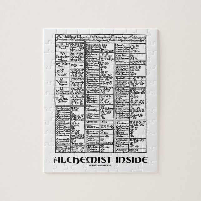 Alchemist Inside (Alchemy Table) Jigsaw Puzzle (Vertical)