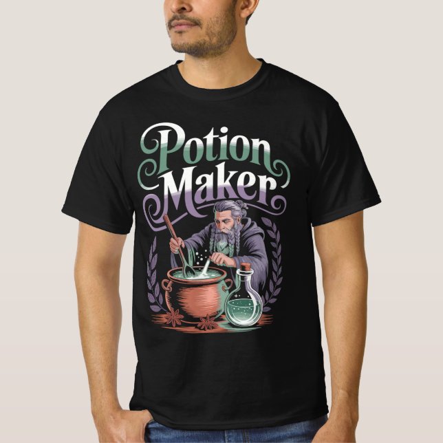 alchemist Magier Potion Maker Wizard Shirt (Front)