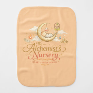 Alchemist's Nursery Baby Burp Cloth