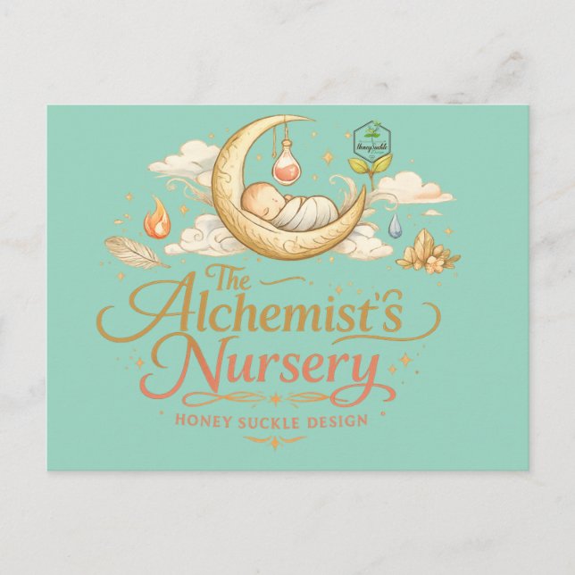 Alchemist's Nursery Holiday Postcard (Front)